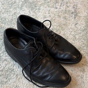Ecco Black Leather Men's Oxfords